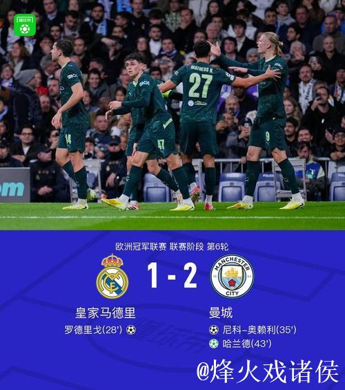 皇马与曼城中场控制力不足;英超球队客场表现减弱 皇马与曼城中场控制力不足;英超球队客场表现减弱